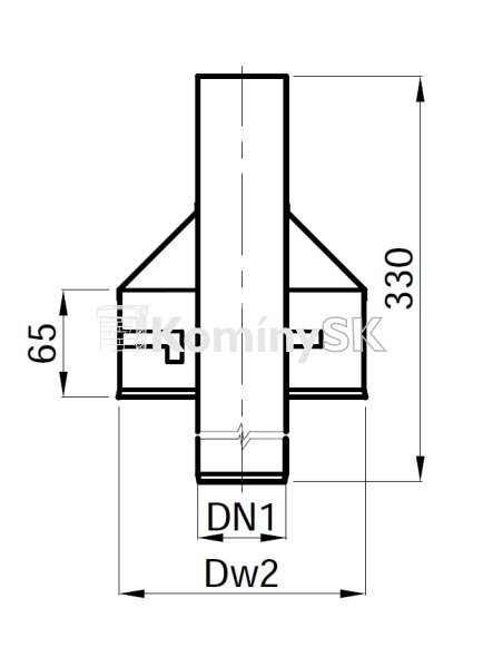 Hlavica ukončenia Turbo komína