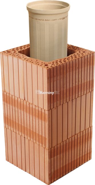 Tehlový Izostatický komín HELUZ