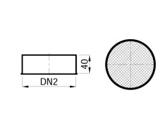 Záslepka sitko externého prívodu vzduchu