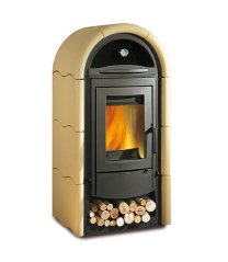 Liatinové Krbové kachle Stefany Forno krémové