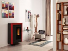 Teplovzdušné kachle na peletky Nordica Souvenir Steel