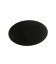 Okrúhla podložka zo skla pod kachle čierne sklo