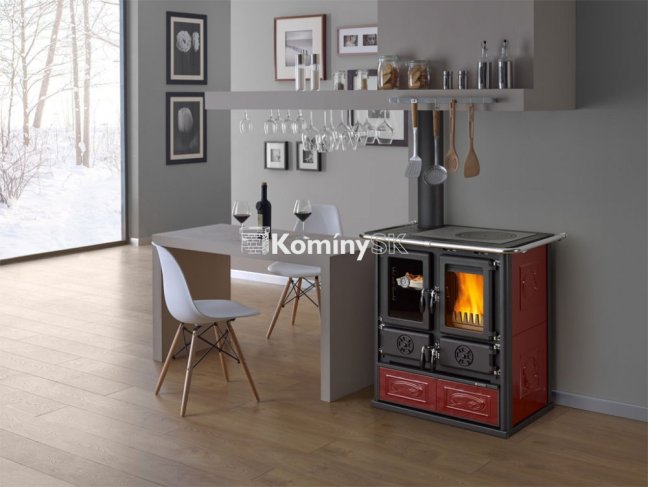 Šporák na drevo Rosetta Sinistra bii