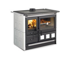 Nordica Extraflame šporák Rosa XXL Maiolica biely