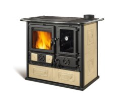 Šporák na drevo ROSA REVERSE krémový