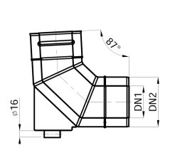 Výkres koleno T-87 s konzolou