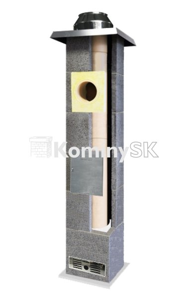 Murovaný izostatický komín