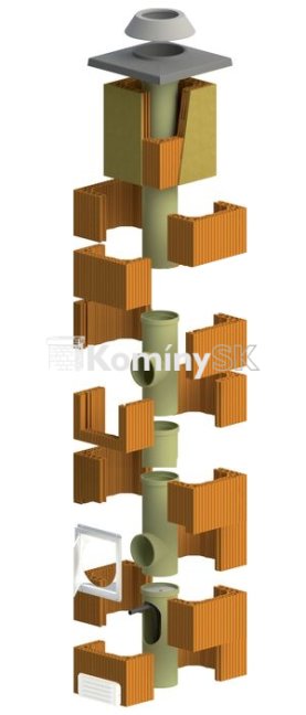 Komín Heluz IZOSTAT