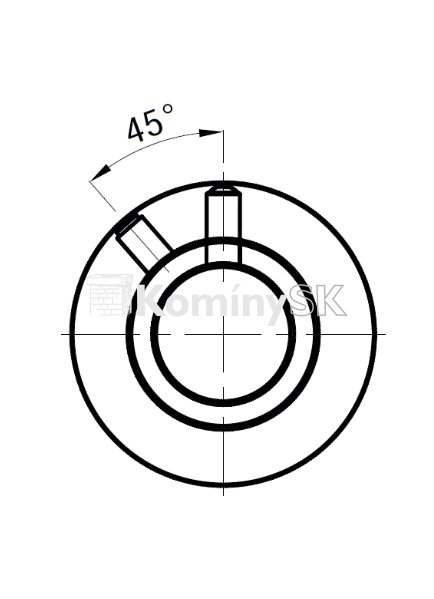 Výkres redukcia meranie spalín