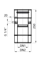Výkres 2xmiska turbo komíny