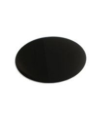 Okrúhla podložka zo skla pod kachle čierne sklo Okrúhla podložka zo skla pod kachle čierne sklo