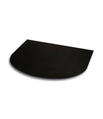 Podložka sklo pod krbové kachle čierne
