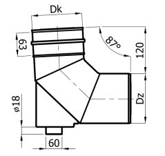 Rozmery nerezové koleno pretlakové komíny