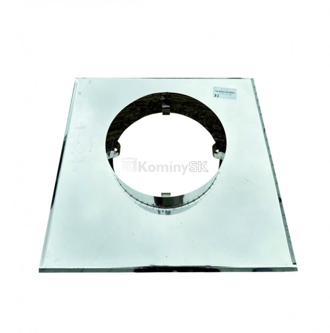 Komínová krycia doska nerezová