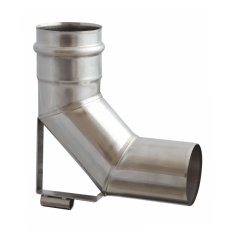 Nerezové koleno T-87 s konzolou Nerezové koleno T-87 s konzolou