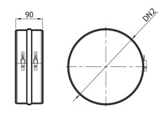 Sťahovací opasok komponentov komína