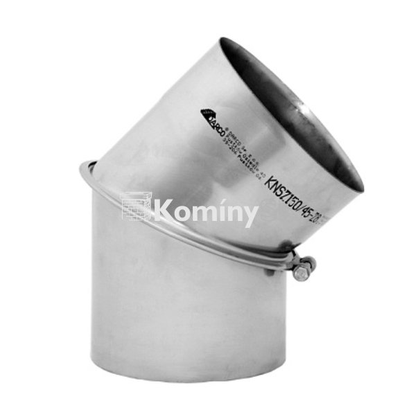 Nastaviteľné 45 stupňové koleno