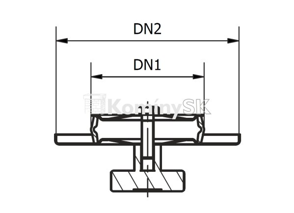 Záslepka dymovodu pre turbo komín