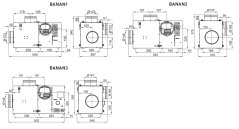Rozmery krbového ventilátora