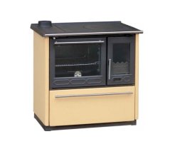 Šporák Plamen 850 gas na drevo krémový ľavý Šporák Plamen 850 gas na drevo krémový ľavý