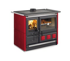 Nordica šporák Rosa Maiolica bordový