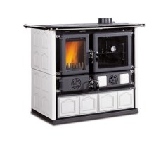 Šporák Nordica Extraflame Rosa Maiolica biely