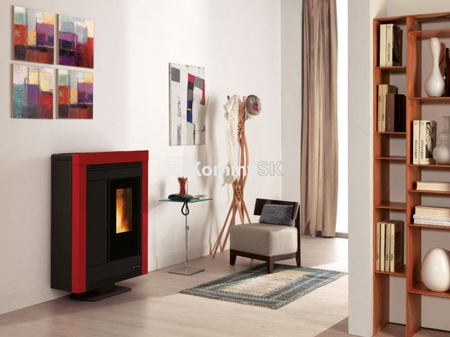 Teplovzdušné kachle na peletky Nordica Souvenir Steel