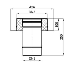 Prechod na izolované rúry Prechod na izolované rúry