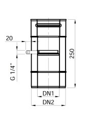Výkres miska pre turbo komín