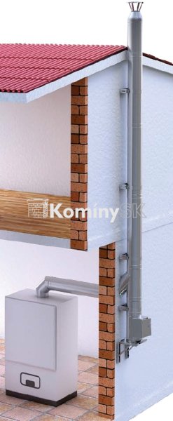 Priemyselný komín izolácia 70 mm vlna